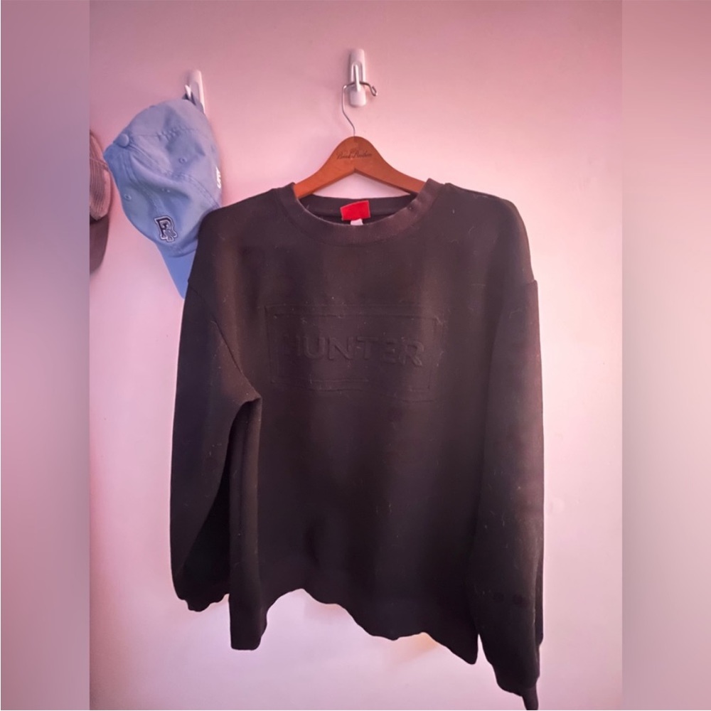 MATTE BLACK HUNTER SWEATSHIRT - Picture 2 of 4